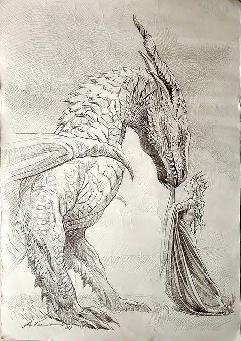 Philip Boelter, Easy Dragon Drawings, Old Dragon, Copper Dragon, Painting Series, Asoiaf Art, Dragon Sketch, Art Drawings Sketches Pencil, Social Trends