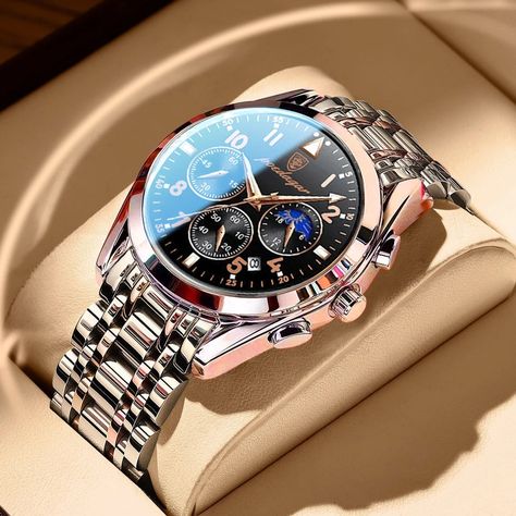 Inexpensive Jewelry, Men's Watches Luxury, Waterproof Watch, Quartz Bracelet, Men's Watches, Luxury Watches For Men, Stainless Steel Band, Wristwatch Men, Watch Collection