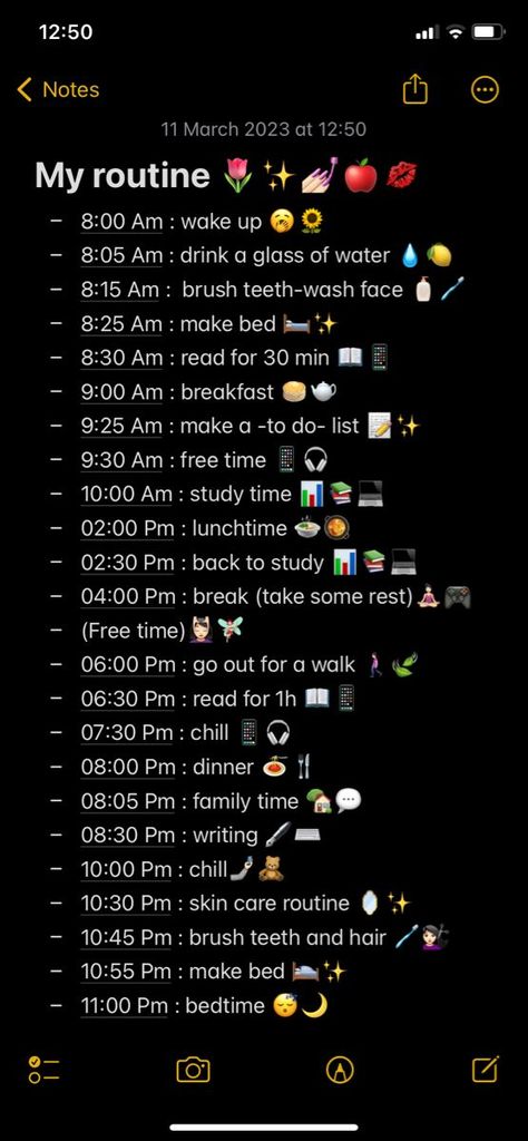 Study From Home, Daily Routine Schedule, School Routine For Teens, Morning Routine School, Daily Routine Planner, Morning Routine Checklist, My Daily Routine, Effective Study Tips, My Routine