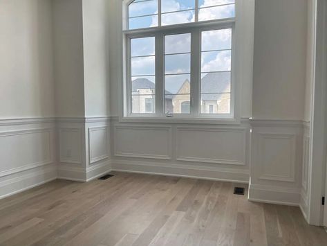 Toronto's Wainscoting Experts | VIP Classic Moulding Window Wainscoting, Crown Molding Installation, Classic Moulding, Installing Wainscoting, Wood Wainscoting, Beadboard Wainscoting, Trim Carpentry, Pot Lights, Crown Moulding