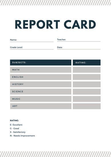 Homeschool Report Card Template Middle School (2) - TEMPLATES EXAMPLE | TEMPLATES EXAMPLE Homeschool Report Card Template, Homeschool Report Card, School Report Card, Homeschool Middle School, Progress Report Template, Report Card Template, Folder Templates, Homeschool High School, Card Templates Free