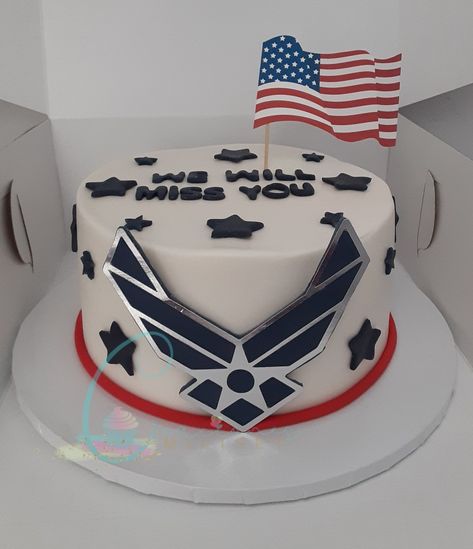 Air Force Cupcake Ideas, Air Force Welcome Home Party Ideas, Air Force Birthday Cake, Airforce Cake Ideas, Air Force Cupcakes, Air Force Theme Party Ideas, Air Force Send Off Party Ideas, Air Force Cake Ideas, Airforce Party