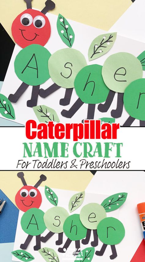 Caterpillar Craft Preschool Life Cycles, Letter C Caterpillar Craft Preschool, Hungry Caterpillar Craft For Toddlers, C For Caterpillar Craft, Hungry Caterpillar Name Craft, Letter C Craft Preschool, Catapillar Crafts Toddler, Catipillar Craft Toddler, Caterpillar Name Craft Preschool