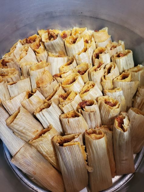 RED PORK TAMALES  1/2 dozen $8.00 Dozen  $15.00 Tamales Aesthetic, Red Pork Tamales, Christmas Tamales, Tamale Party, Mexican Seafood, Pork Tamales, Fav Food, Birthday Gift Baskets, Fasion Outfits