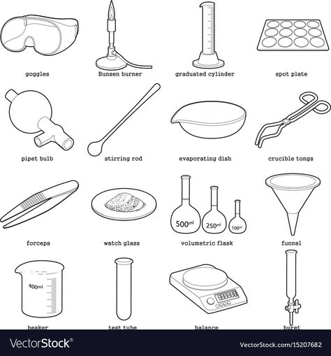 Lab Apparatus Drawing, Laboratory Apparatus Drawing, Laboratory Drawing, Science Lab Tools, Lab Drawing, Laboratory Apparatus, Laboratory Tools, Chemistry Lab Equipment, Chemical Laboratory