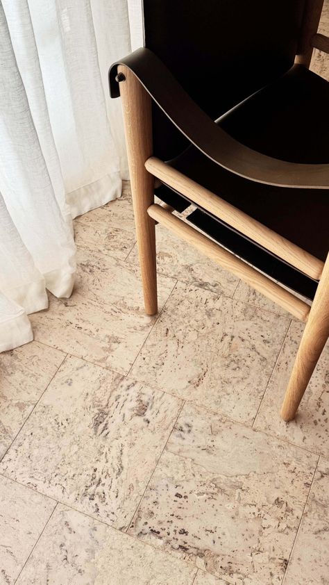 DESIGN NOTES – The Surprising Choice For Your Interiors: What You Need To Know About Cork Cork Flooring Interior Design, White Cork Flooring, Cork Floor Kitchen, Cork Interior Design, Cork Walls, Cork Interior, External Render, Natalie Walton, Natural Cork Flooring