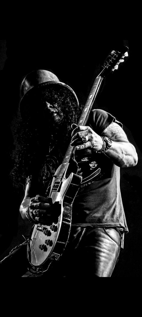 SLASH 80s Rock Aesthetic, Rock Band Logos, Rock Aesthetic, 80s Rock, Hero Wallpaper, Black Image, Rock Posters, Black And White Wallpaper, Guitar Hero