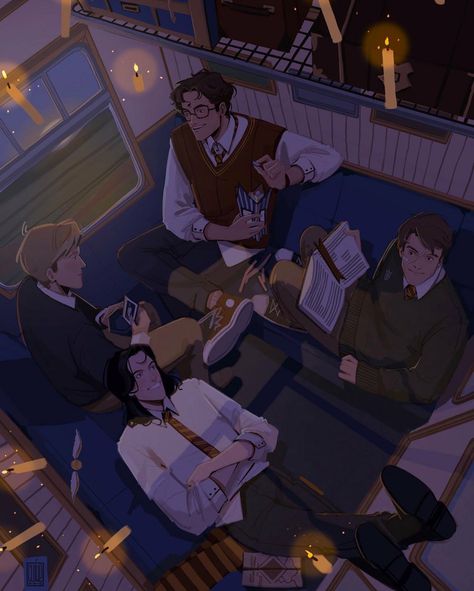 Marauders Harry Potter, Citate Harry Potter, Marauders Fan Art, Images Harry Potter, Harry Potter Drawings, Harry Potter Headcannons, All The Young Dudes, Hogwarts Express, Harry Potter Marauders