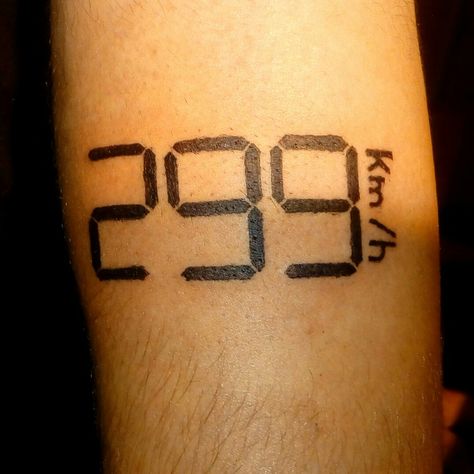 Tattoo "299 km/h" hand 299 Km/h Tattoo, Buda Tattoo, H Tattoo, Bike Tattoos, Work Tattoo, Stick And Poke, Tattoo Meaning, Tattoos With Meaning, I Tattoo