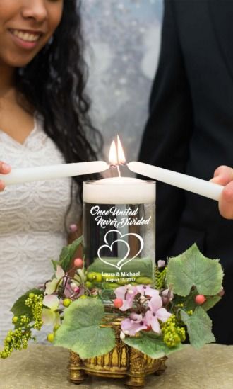 Unity Candle Ideas Diy, Wedding Candles Ceremony, Diy Unity Candle, Diy Unity Candle Wedding, Unity Candle Diy, Unity Candle Ideas, Unity Candle Alternatives, Floating Candle Centerpieces Wedding, Candle Ceremony