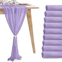 Tulle Table Runner, Party Cake Table, Tulle Table, Birthday Party Table Decorations, Wedding Table Runner, Birthday Party Table, Purple Table, Bridal Tea Party, Romantic Table