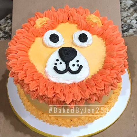 Lion birthday smash cake Lion Smash Cake, Lion 1st Birthday Cake, Lion Cakes For Kids, Lion Cake, Lion Smash Cake 1st Birthdays, Simple Lion Cake, Lion King Theme Cake 1st Birthdays, Lion Cake For 1st Birthday, Easy Lion Cake Ideas