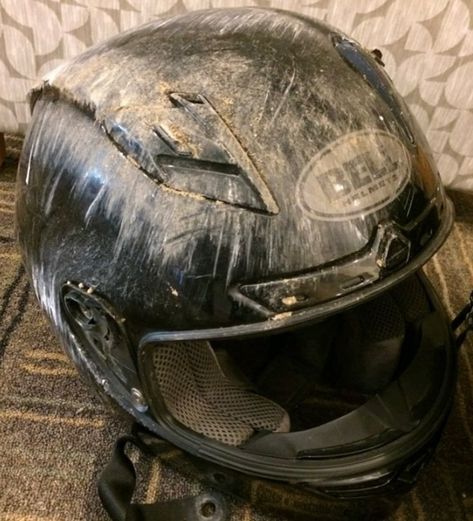 The amount of damage motorcycle helmets can prevent. Motorcycle Helmet, May 21, Motorcycle Helmets, Canning, Quick Saves