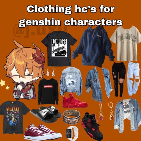 Childe Genshin Inspired Outfit, Zhongli Inspired Outfits, Genshin Clothing Hcs, Character Inspired Outfits Anime, Anime Inspired Outfits Aesthetic, Outfits Aesthetic Dark, Genshin Inspired Outfits, Genshin Clothes, Genshin Outfits