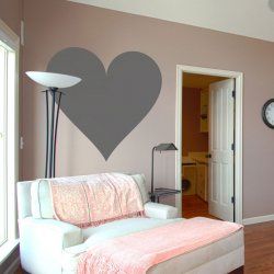 Deluxemodern Heart Wall Decal Luxury House Decor, Big Blank Wall, Home Bedroom Ideas, Interior Home Decoration, Love Lives Here, Heart Wall Stickers, Heart Wall Decal, Kids Room Wall Decals, Heart Wall Decor