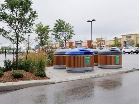 Installation of an underground waste collection system was underway in downtown Raleigh on Tuesday. Downtown Raleigh, Dumpsters, Waste Container, Waste Collection, Old Street, Master Plan, Urban Area, Kiosk, Outdoor Design