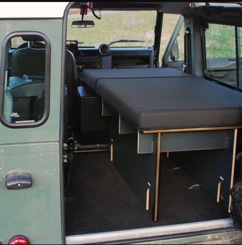 Defender Camper Interior, Defender 90 Camping, Defender 90 Camper, Land Rover Overland, Defender Camping, Land Rover Defender Camping, Defender Interior, Land Rover Camping, Defender Camper