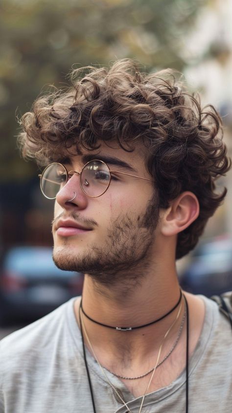 15 Cool Braid Hairstyles for Men to Try in 2024 - Fashion Tips Tricks Man Short Curly Hair, Men Haircuts For Curly Hair, Medium Length Hair Styles Men Curly, Curly Short Hair Men Haircuts, Hair Styles For Curly Hair Men, Mens Mid Length Curly Hairstyles, Guys With Short Curly Hair, Curly Cuts For Men, Short Curly Hairstyle Men