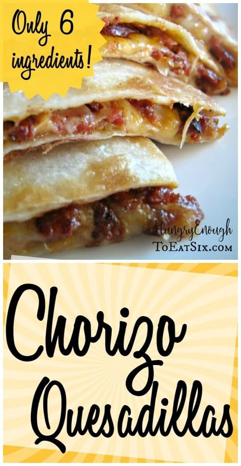 Chorizo Recipes Mexican, Chirozo Recipes, Recipes With Chorizo Sausage, Chorizo Recipes Dinner, Mexican Food Dishes, How To Cook Chorizo, Chorizo Recipes, Lunch Recipe, Quesadilla Recipes