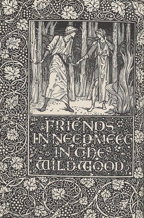 Art Nouveau Design Interior, Kelmscott Press, Design Art Nouveau, Gfx Design, Edward Burne Jones, Black And White Illustrations, William Morris Art, William Morris Designs, Engraving Illustration