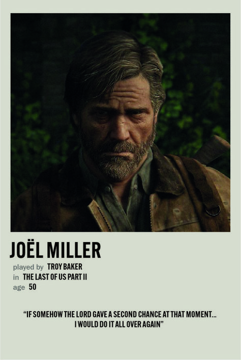 Edge Of The Universe, Character Poster, Joel And Ellie, The Last Of Us2, Joel Miller, Apocalypse Art, Video Game Posters, Movie Info, V Games