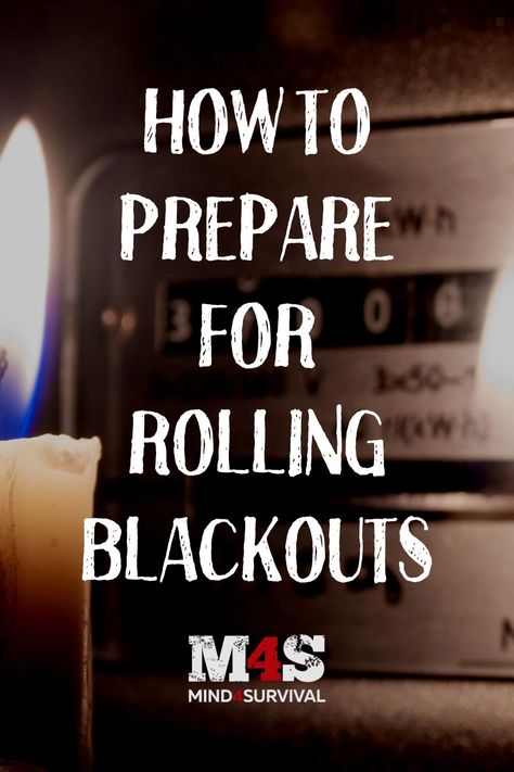 As the power grid becomes less reliable, scheduled power outages become more likely. Learn what you can do to prep for rolling blackouts! | Mind4Survival #RollingBlackouts #PowerOutage #SHTF #Prepper #Prepping #LightsOut #Mind4Survival #M4S #Preparedness #BeReady #SurvivalTips #Blackout via @mind4survival Grid Down Prepping, Power Outage Preparedness, Survival Skills Emergency Preparedness, Emergency Prepardness, Doomsday Prepping, Things To Do At Home, Survival Life Hacks, Urban Survival, Survival Techniques