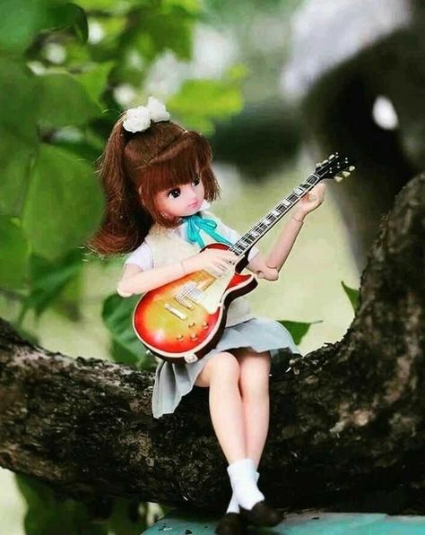 Doll Wallpaper Download – Doll Wallpaper for WhatsApp – Download Cute Doll Wallpaper – Doll Wallpaper Doll Images For Dp, Images For Dp, Doll Images, Guitar