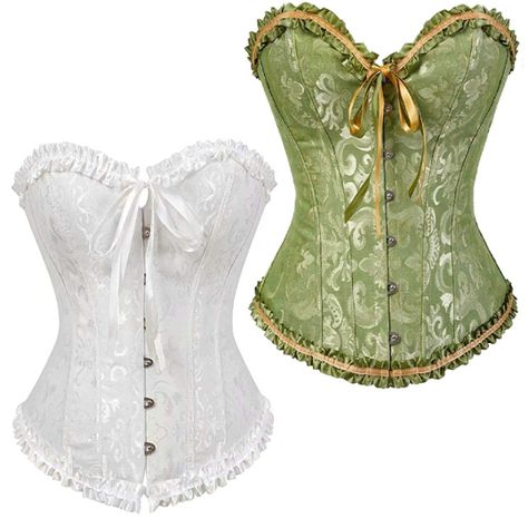 Push Up Corset, Corset Steampunk, Green Corset, Steampunk Corset, Plus Size Corset, Bandage Skirt, Strappy Stilettos, Satin Corset, Body Curves