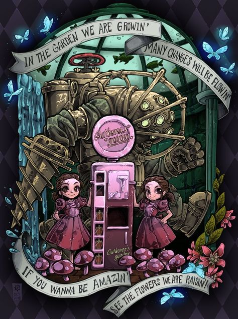 Bioshock Collection, Bioshock Tattoo, Bioshock Artwork, Videogame Fanart, Bioshock 1, Bioshock Rapture, Bioshock Game, Bioshock Art, Bioshock Series