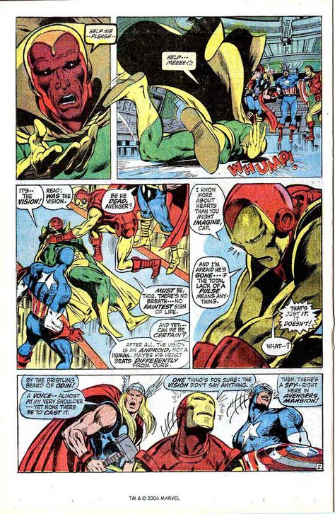 Avengers v1 #93 marvel comic book page art by Neal Adams Marvel Comic Book Panels, Comic Strip Marvel, Marvel Comic Page, Neal Adams Art, Comic Wall, Comic Superheroes, Comic Illustrations, Comic Pages, House Lift