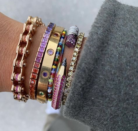 Jewelry Stack, Dope Jewelry Accessories, Surf Jewelry, Wrist Jewelry, School Collection, Jewelry Accessories Ideas, Dope Jewelry, Funky Jewelry, Stacked Jewelry