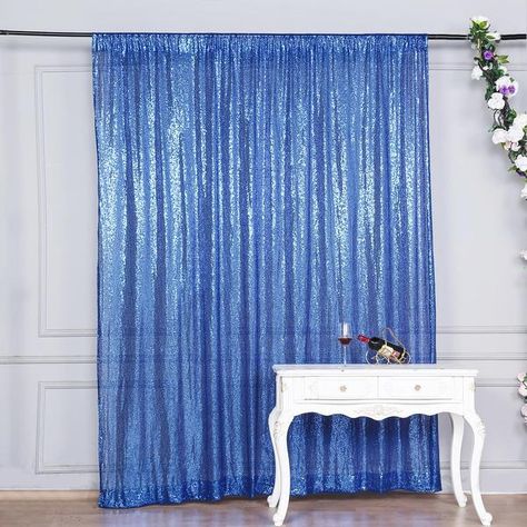 8 FT Sequin Curtains, Photo Booth Backdrop | eFavorMart Ceiling Drapery, Photography Booth, Sequin Curtains, Moon Birthday, Sequin Backdrop, Lighting Bedroom, Home Curtains, Photo Booth Backdrop, Velvet Curtains