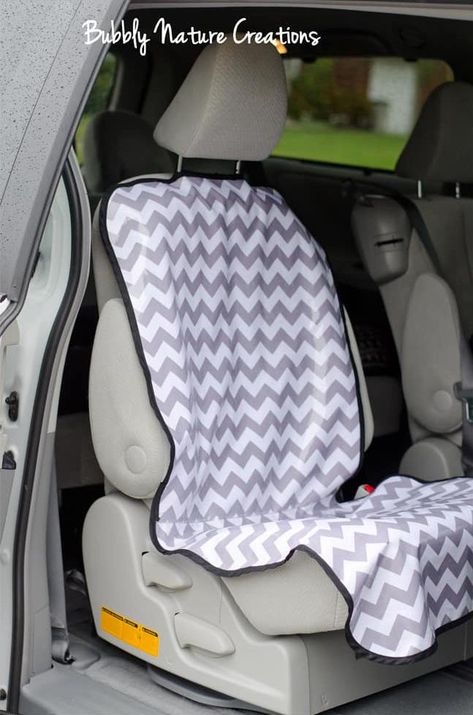 Diy Car Seat Cover, Car Seat Upholstery, Car Accessories Diy, Diy Sewing Gifts, Sewing Machine Cover, Car Seat Protector, Baby Sewing Projects, Dog Car Seats, Seat Protector