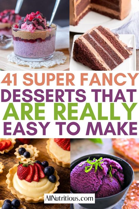 Here are the best cake ideas and dessert recipes that will impress anyone. Find a large selection of delicious desserts and sweet treats to serve a crowd. We have included no-bake options and vegan recipes too. Easy Dinner Party Desserts, Best Cake Ideas, Easy Impressive Dessert, Showstopper Dessert, Fancy Desserts Recipes, Dinner Party Desserts, Dessert Presentation, Impressive Desserts, Make Ahead Desserts