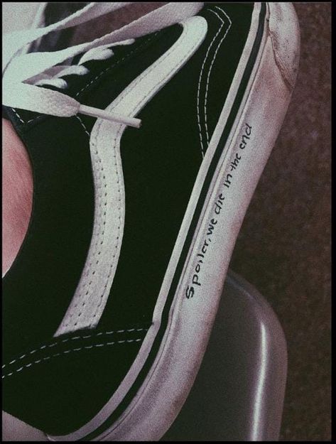 On Shoes, Converse, Writing, Black