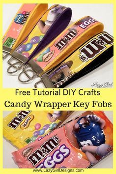 Gifts To Sew For Kids, Sew Gifts, Lazy Girl Designs, Key Crafts, Holiday Hand Towels, Gifts To Sew, Easy Candy, Candy Wrapper, Sewing Tutorials Free