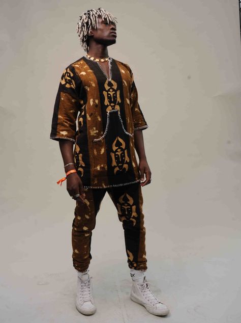 Afropunk Male Fashion, African Culture Fashion, Men’s African Outfits, Afrocentric Fashion Men, African Clothes Men, Afrofuturism Fashion Men, Afro Futuristic Fashion, African Aesthetic Outfits, African Academia