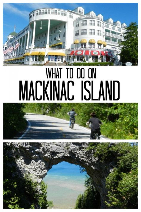 Mackinac Island is the perfect place for a family vacation. It's located in Northern Michigan and is easily a drivable distance from many midwest locations. Experience a world of horse drawn carriages and bicycles as the main transportation!  Try staying in one of the beautiful old resorts on the island. Where Is Bora Bora, Tahiti Travel, Best Island Vacation, Lanai Island, Mackinaw City, Vacation Goals, Honey Moon, Mackinac Island, Horse Drawn