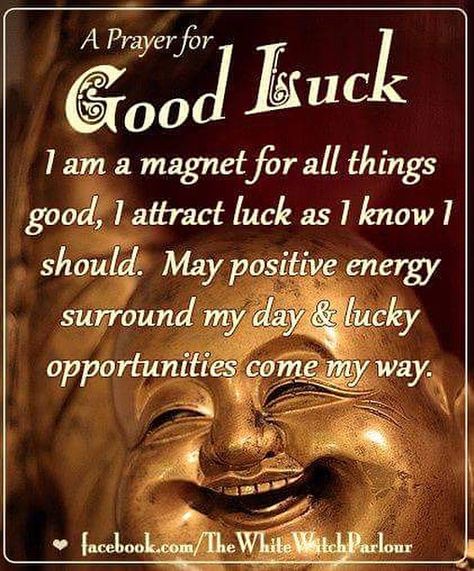 Let's all have some Good Luck today & share the blessings with our loved ones! 🤗✨ www.whitewitchparlour.com #luck #witch #blessing #mantra #happiness #positivevibes I Am A Magnet, Smudging Prayer, Good Luck Spells, Luck Spells, Wiccan Spell Book, Witch Spell Book, Money Spells, After Life, Spell Book