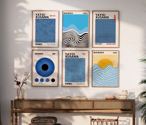 Blue Gallery Mega Bundle Set, 46 Prints Bundle, Blue Print, Light Blue Print, Navy Blue Print, Matisse Poster, Bauhaus Poster, Kusama Poster You can buy our art prints from the link in bio✨ #etsy #etsyshop #etsyseller #gallerywallart #yayoikusama #yayoikusamaexhibition #yayoikusamamuseum #bauhausdesign #bauhausposter #bauhausprint #henrimatisse #henrimatisseart #matisseprint #matisseposter #flowermarket #travelposter #trendyposter #gallerywallart #yayoikusamaart #matisseart #williammorrispr... Matisse Poster, Uni Room, Navy Blue Print, Bauhaus Poster, Bauhaus Design, Matisse Art, Yayoi Kusama, Art Station, Wall Poster