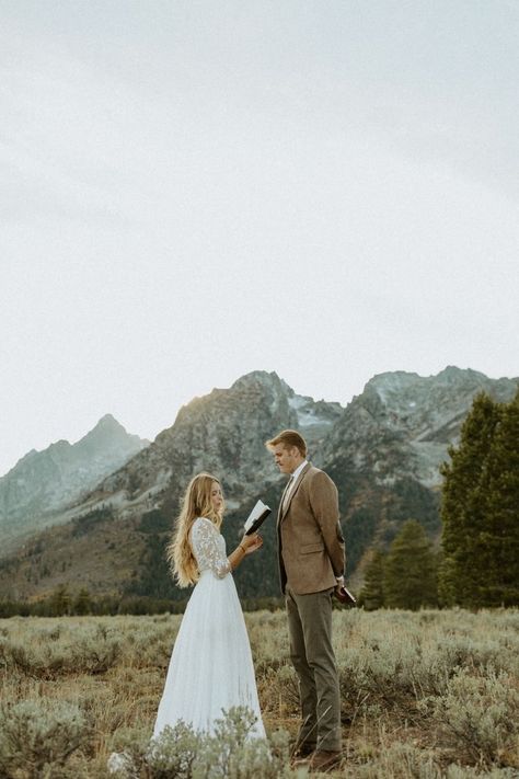 Wyoming Wedding, Wyoming Weddings, Jackson Hole Wedding, Wild At Heart, Colorado Elopement, Elopement Ideas, Wedding Pins, Wedding Vibes, Elopement Locations