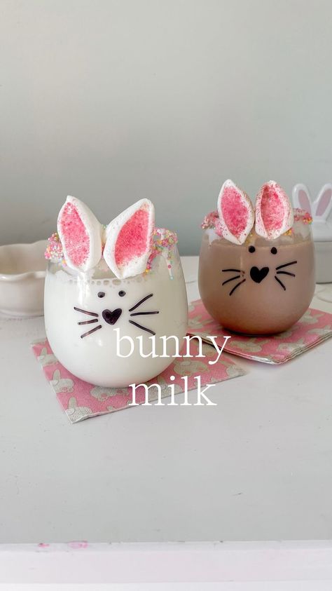 Fun Easter Treats, Diy Mom, Marshmallow Bunny, Paper Bunny, Spring Treats, Paper Lunch Bags, Bunny Bags, Mom Friend, Mom Diy