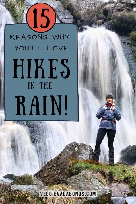 With the right preparation and waterproof hiking gear, going for a walk in the rain can be the most incredible experience. If it's something you've not done before, you've got to give it a try. Here are 16 reasons why you'll love hiking in the rain! Hiking In The Rain, Walk In The Rain, Smell Of Rain, Hiking Essentials, Good Weather, Backpacking Tips, Walking In The Rain, Hiking Tips, Hiking Gear