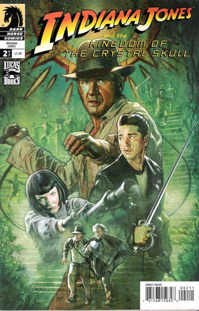 GCD :: Cover :: Indiana Jones and the Kingdom of the Crystal Skull #2 Henry Jones Jr, Kingdom Of The Crystal Skull, Harrison Ford Indiana Jones, Henry Jones, Indian Horses, Star Wars Wallpaper, Dark Horse Comics, Harrison Ford, Cinematic Photography