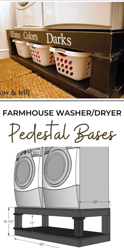 Washer Dryer Pedestals Bases Base For Washer And Dryer, Washer Dryer Pedestal Diy, Diy Washer Dryer Pedestal, Laundry Pedestal Diy, Washer And Dryer Pedestal Diy, Diy Pedestal For Washer And Dryer, Diy Washer And Dryer Pedestal, Washer And Dryer Stand, Laundry Room Pedestal