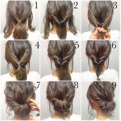 Fesyen Rambut Pendek, Long Hairstyle Ideas, Easy Updo, Formal Hair, Hairstyle Tutorials, Up Dos For Medium Hair, Fishtail Braid, Easy Hair Updos, Long Hairstyle