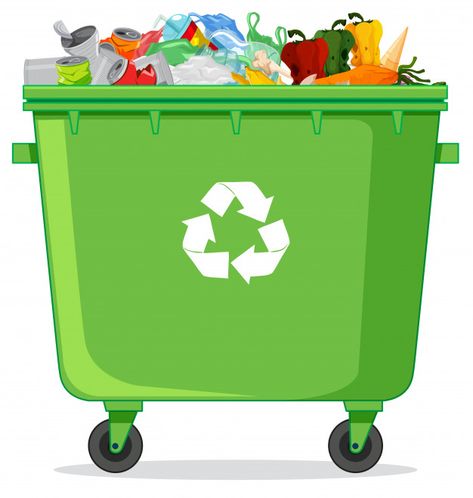 A recycle grabage bin Free Vector | Free Vector #Freepik #freevector #icon #green #art #sign Dumpster Rental, Barbie Miniatures, Worksheets Preschool, Save The Earth, Garbage Bin, Garbage Truck, Reduce Reuse Recycle, Drawing Cartoon, Reduce Reuse