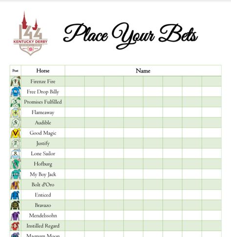 2018 Derby Printables , derby betting. free derby betting sheets, kentucky derby party, derby party, betting for derby party, derby horse bio, 2018 kentucky derby, 2018 kentucky derby horses, DIY derby betting Derby Betting Games, Holiday Veggies, Kentucky Derby Games, Kentucky Derby Betting, Preakness Party, Kentucky Derby Party Games, Derby Games, Kentucky Derby Themed Party, Horse Racing Party