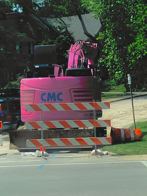 Construction Aesthetic, Under Construction Sign, Job Manifestation, Pink Construction, Art Sites, Work Week, Construction Site, Summer 2024, Under Construction