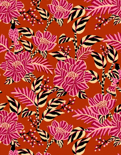 Fall Floral Print, Farm Rio Pattern, Farm Rio Prints, Farm Rio Wallpaper, Flowers Pattern Illustration, Rio Aesthetic, Farm Wallpaper, Digital Pattern Design, Fall 23